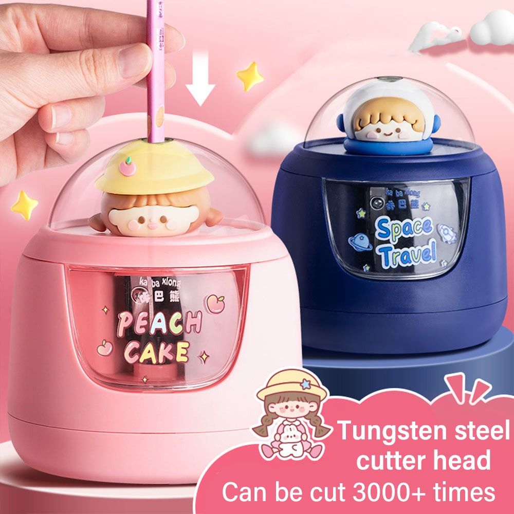 Nette Cartoon Batterie Lade El – Electric Pencil Sharpener Usb Bewertung und Preis